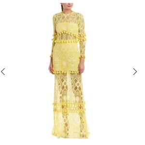 LAST CHANCE 4 Sale - 3/29 only Alexis Yellow Thora Dress XS *Worn once STUNNING!